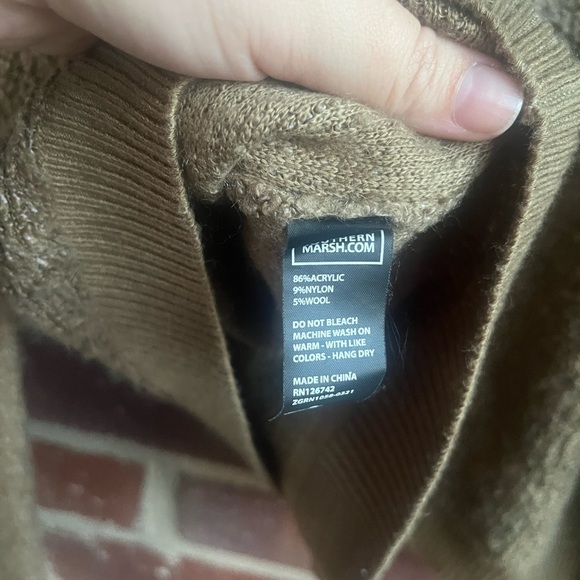 Southern Marsh Men’s Seville Dip Dyed Wool Blend Sweater Size Medium - Picture 8 of 10